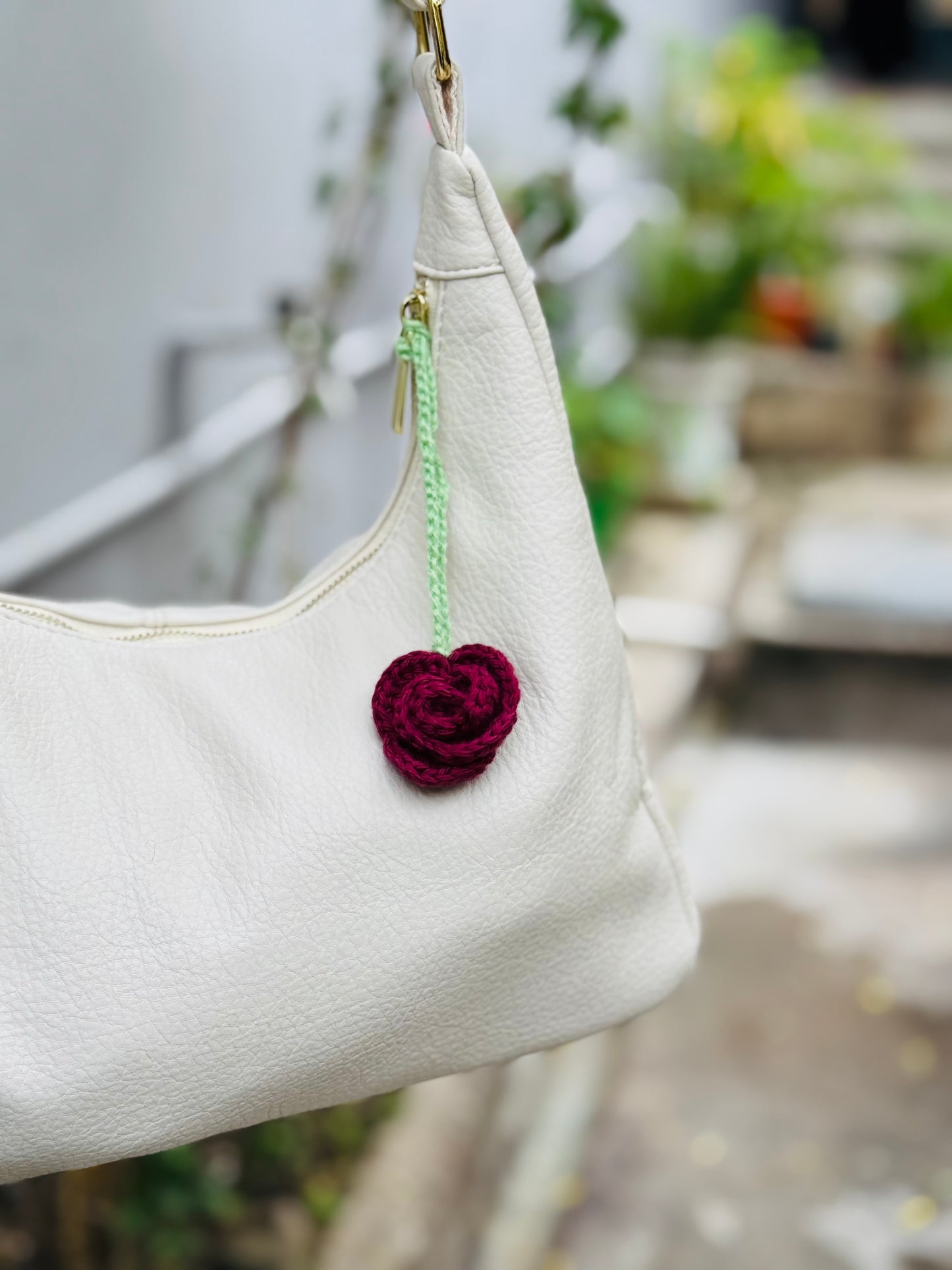 Rose crochet Hanging