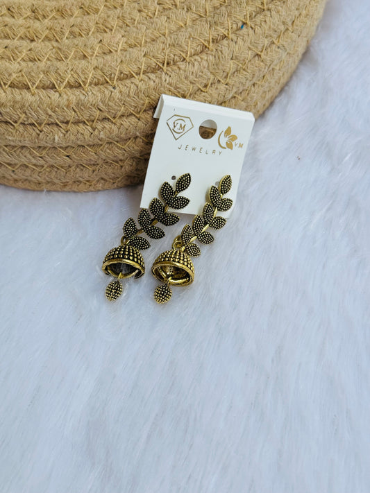 Leaf jhumka