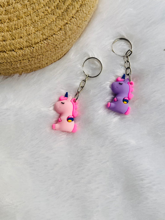 Unicorn keychain