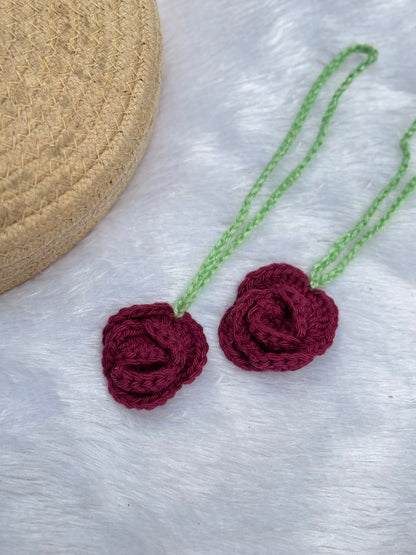 Rose crochet Hanging