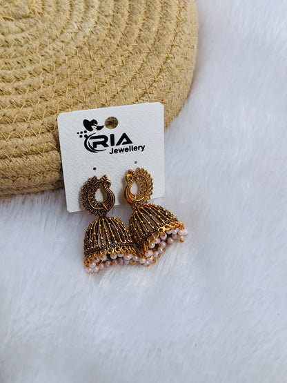 Peacock jhumka