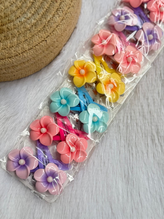 Floral clips