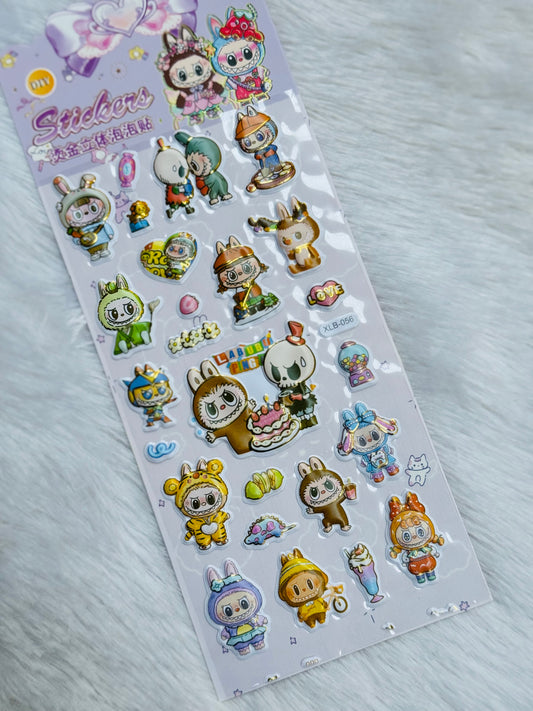 Labubu stickers