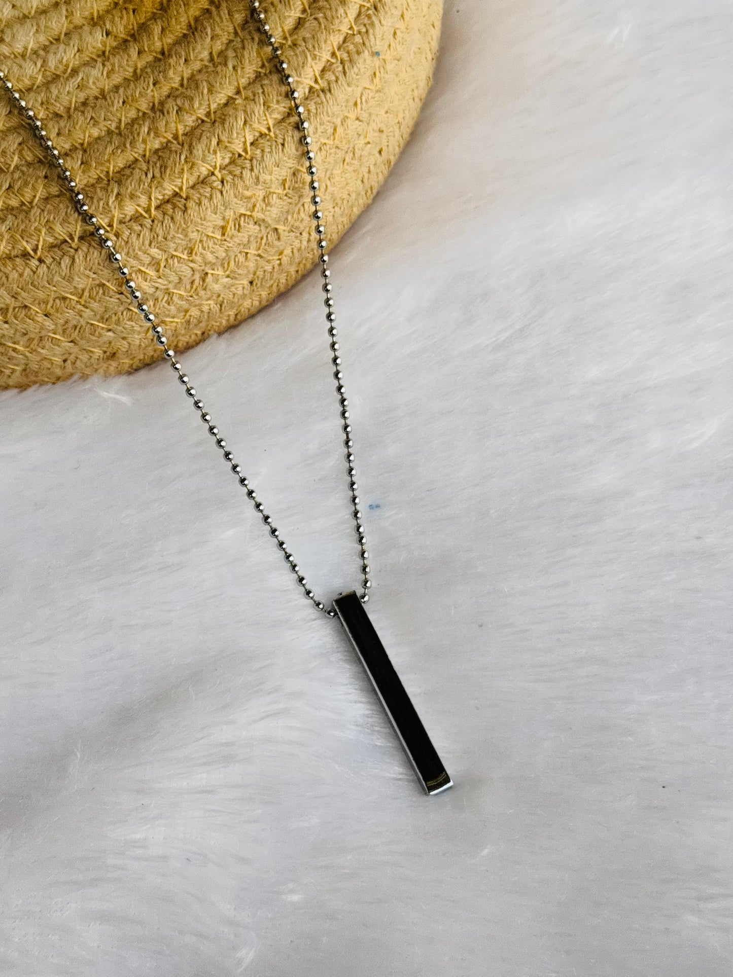 Men’s 3D cuboid chain