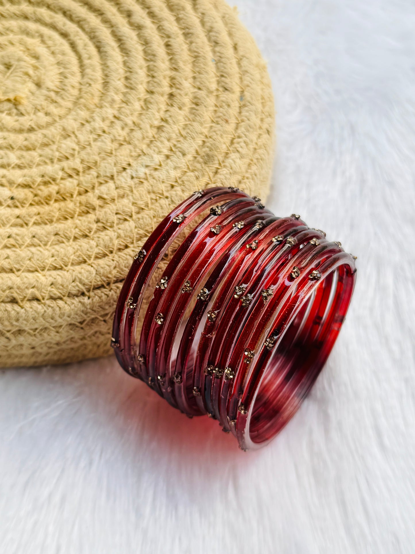 Glass bangles