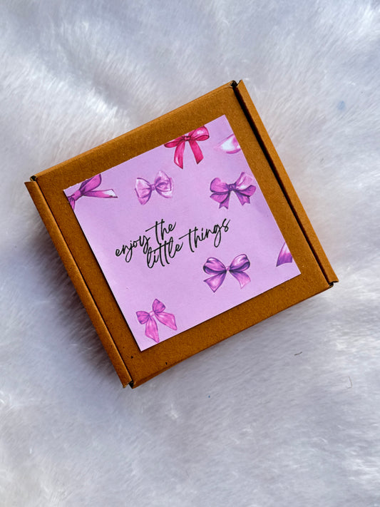 Add sticker outside the box