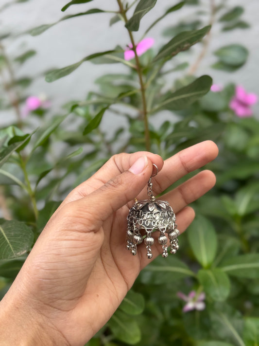 Oxidised Jhumka