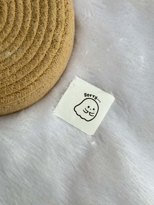 Sorry sticker