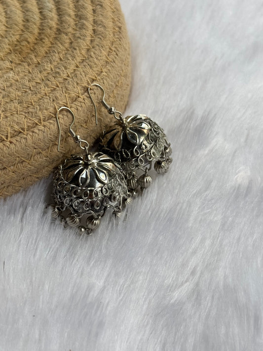 Oxidised Jhumka