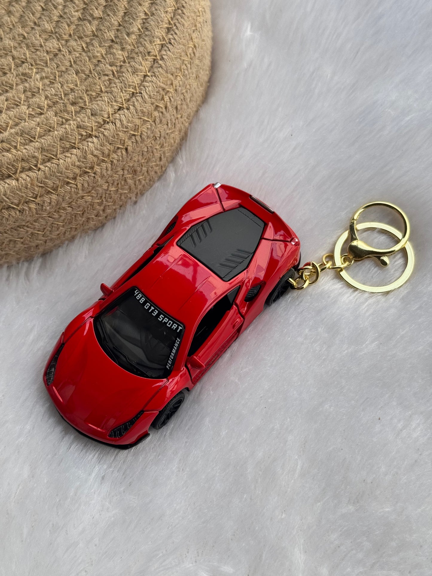 Luxury car keychain