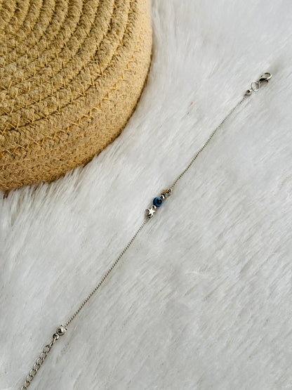 Evil eye anklet
