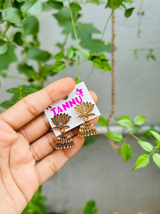 Lotus jhumka